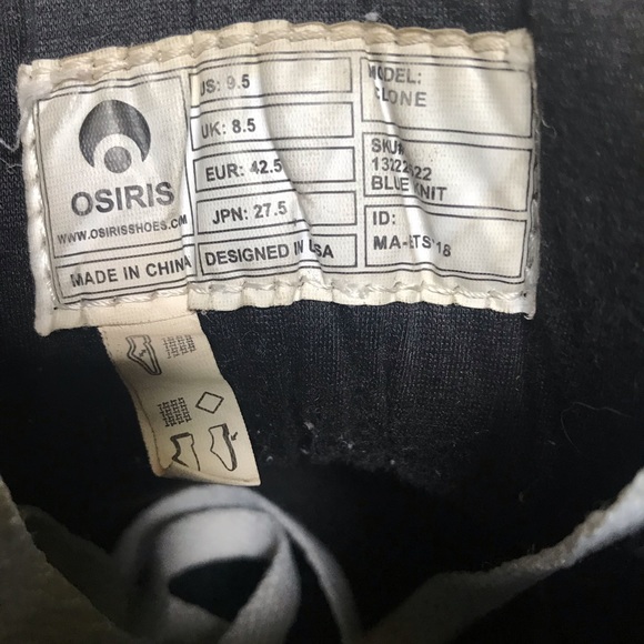 Osiris Clone men’s 9.5 skateboard shoes main image 4
